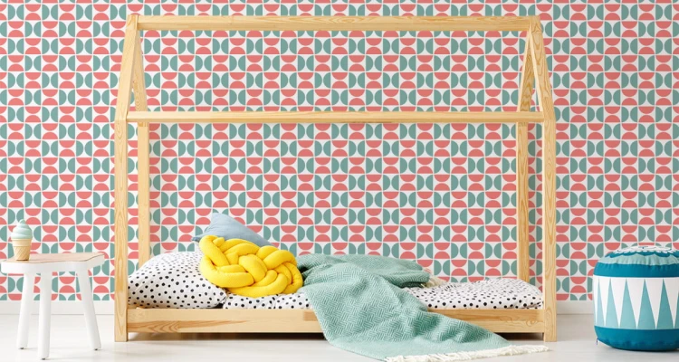 Tapeta Kolorowy Abstrakcyjny Wzór Geometryczny