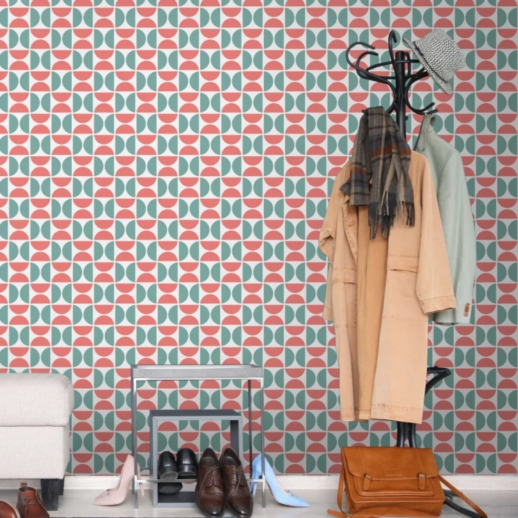 Tapeta Kolorowy Abstrakcyjny Wzór Geometryczny