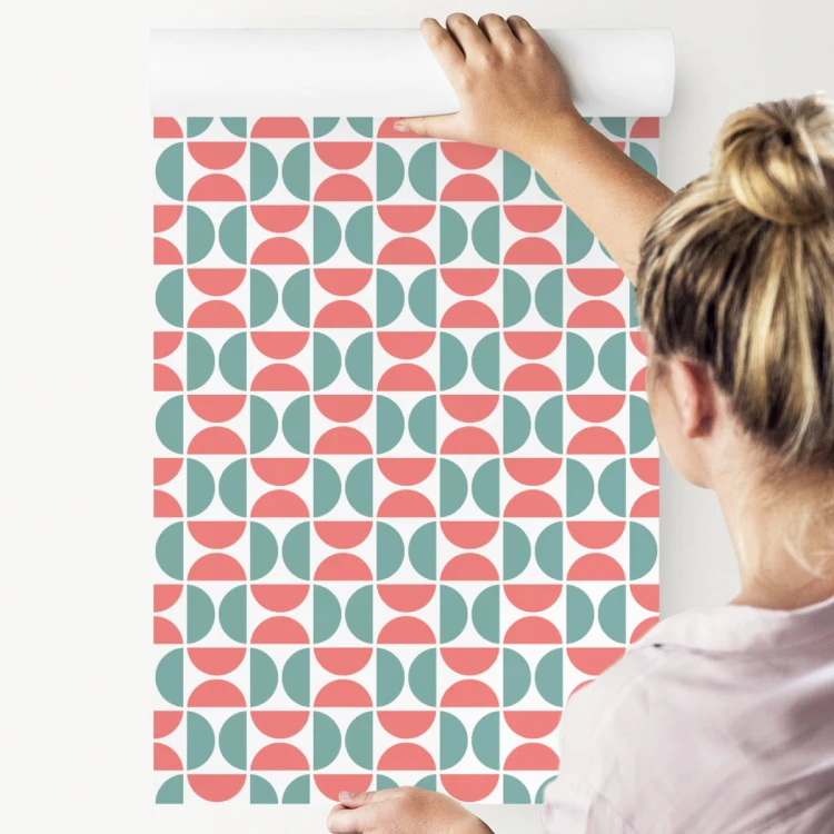 Tapeta Kolorowy Abstrakcyjny Wzór Geometryczny