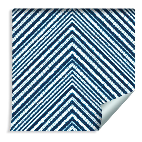 Tapeta Geometryczna - Retro Zygzaki