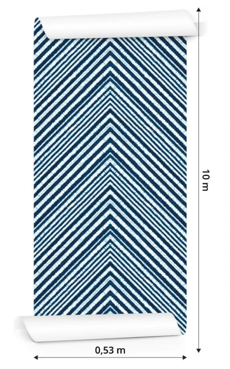 Tapeta Geometryczna - Retro Zygzaki