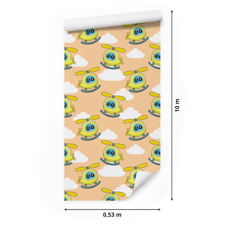 Tapeta Urocze Bajkowe Helikoptery