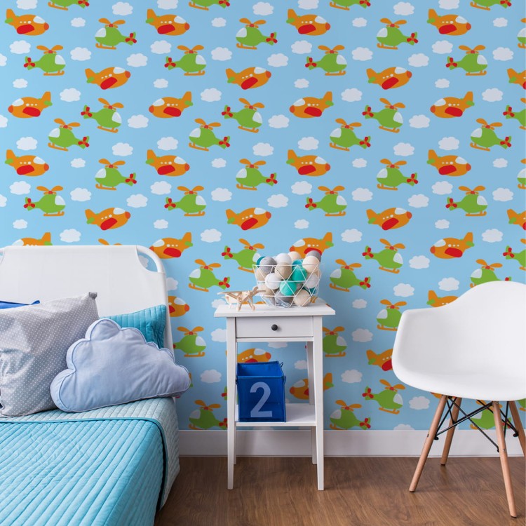 Tapeta Bajkowe Helikoptery I Samoloty