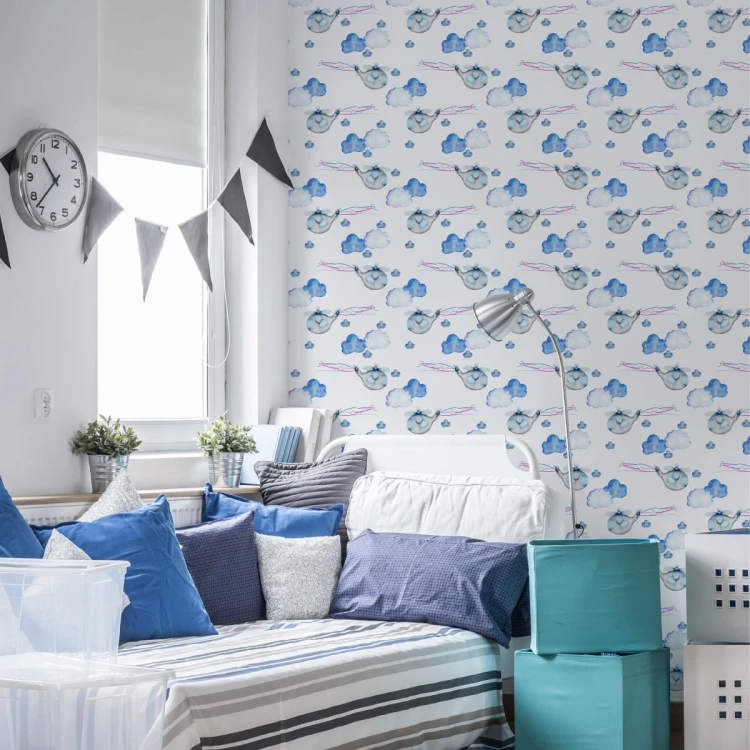 Tapeta Helikoptery Malowane Akwarelą