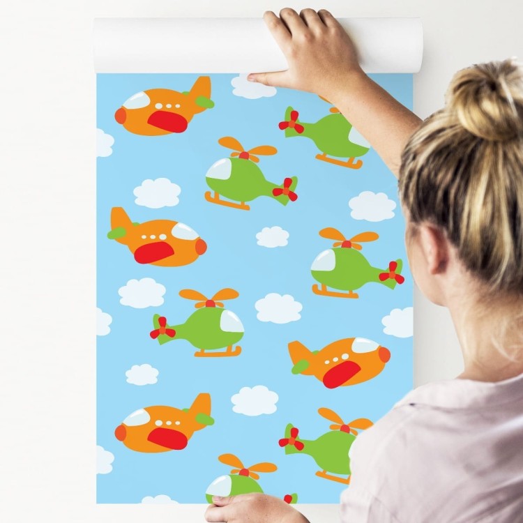 Tapeta Bajkowe Helikoptery I Samoloty