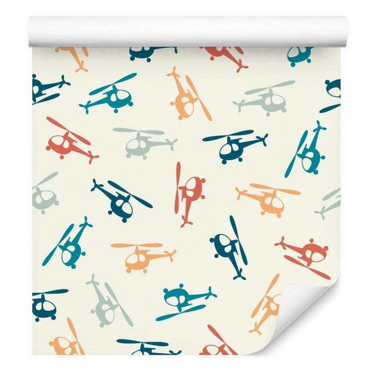 Tapeta Kolorowe Śmigłowce