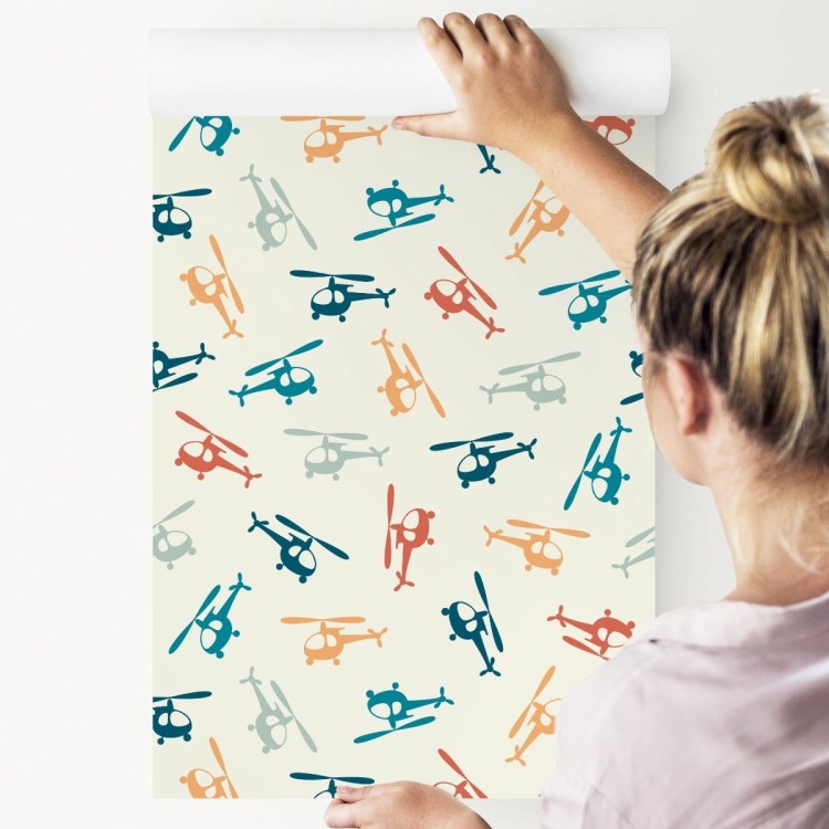 Tapeta Kolorowe Śmigłowce