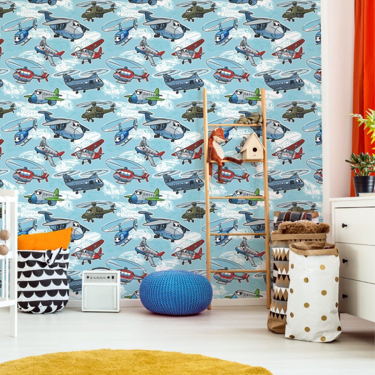 Tapeta Bajkowe Samoloty I Helikoptery