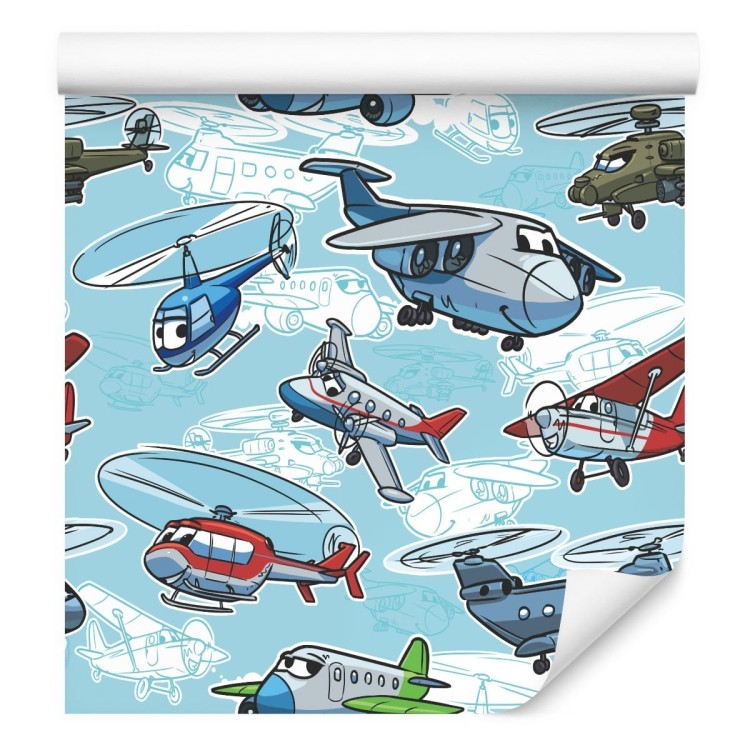 Tapeta Bajkowe Samoloty I Helikoptery