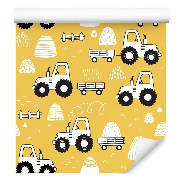 Tapeta Traktory Na Farmie