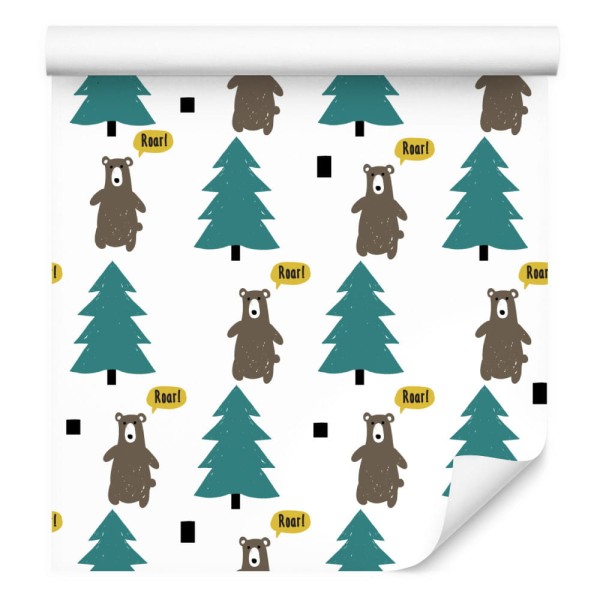 Tapeta Zieleń, Drzewa, Las Pokój Dziecięcy