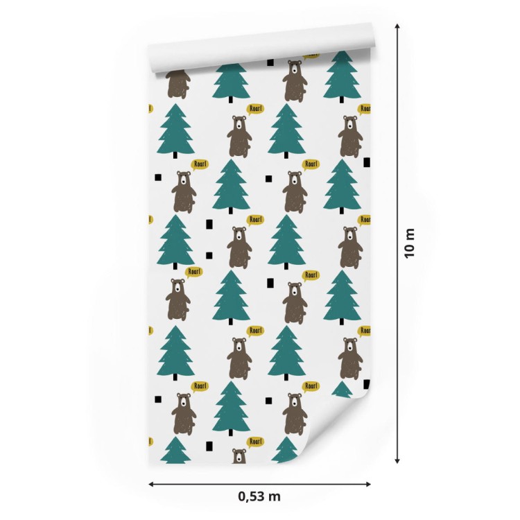 Tapeta Zieleń, Drzewa, Las Pokój Dziecięcy