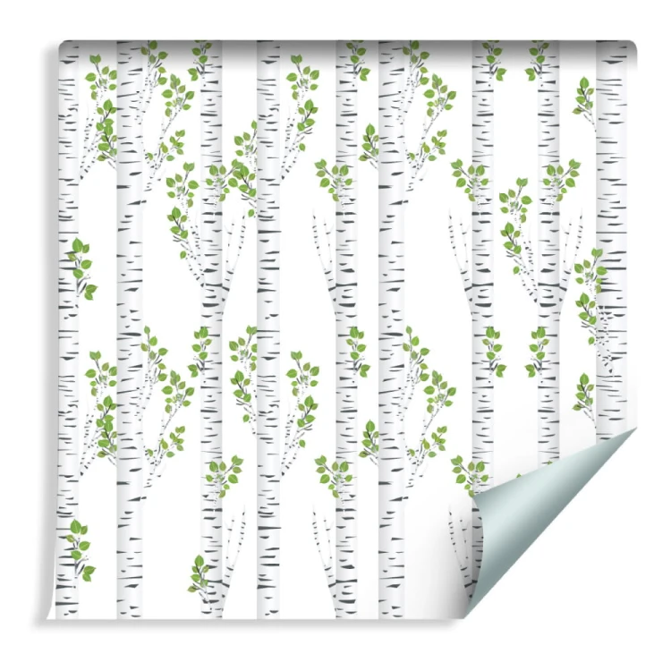 Tapeta Piękne Brzozy Latem