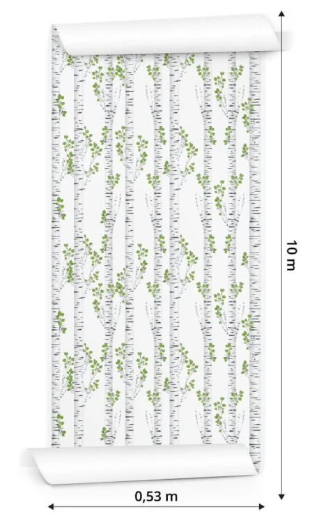 Tapeta Piękne Brzozy Latem