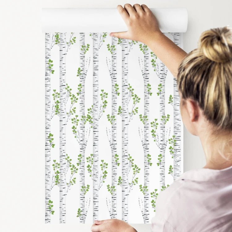 Tapeta Piękne Brzozy Latem