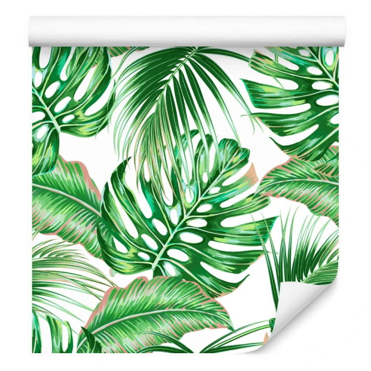 Tapeta Kolorowe Liście Egzotyczne