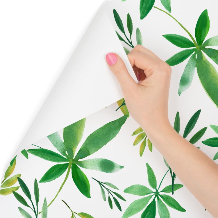 Tapeta Delikatne Kolorowe Listki