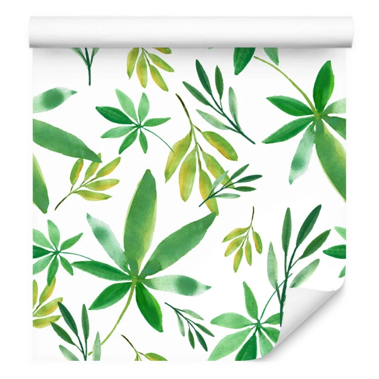 Tapeta Delikatne Kolorowe Listki