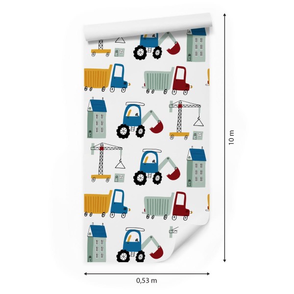 Tapeta Koparki Na Budowie