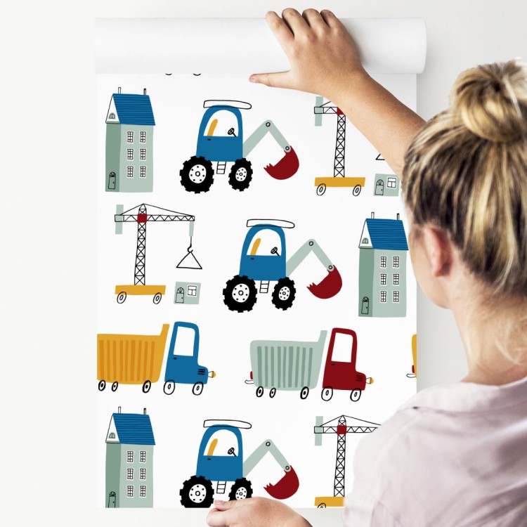 Tapeta Koparki Na Budowie