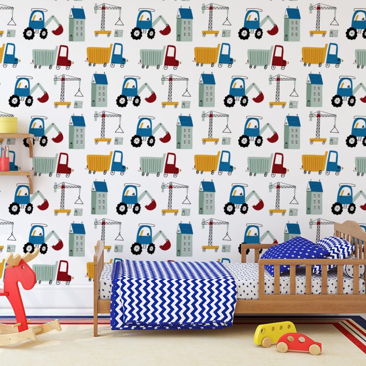 Tapeta Koparki Na Budowie