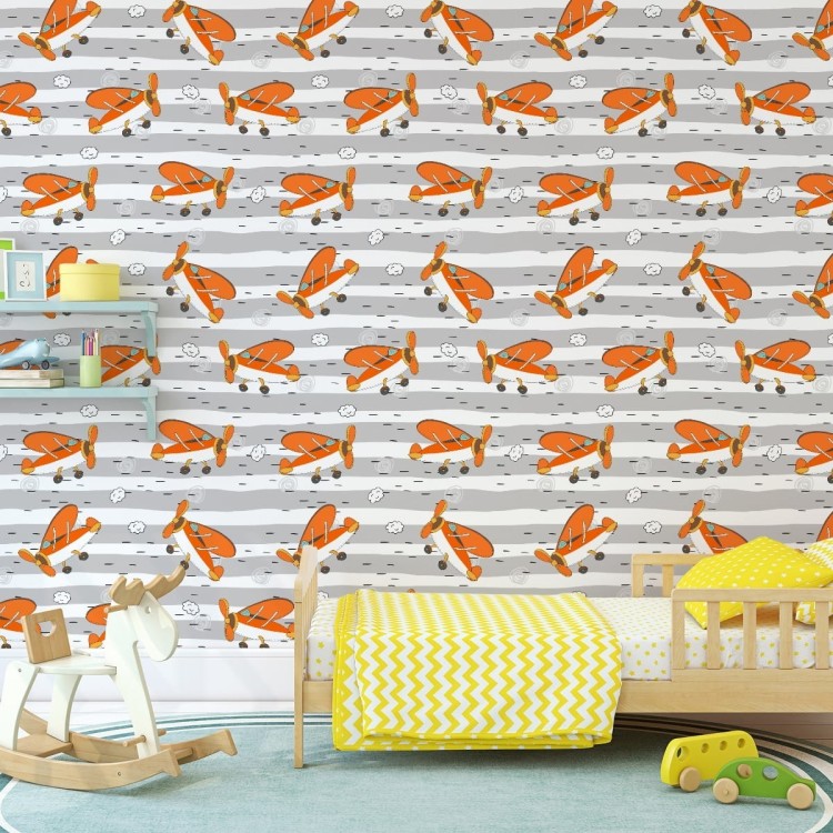 Tapeta Bajkowe Samoloty Retro