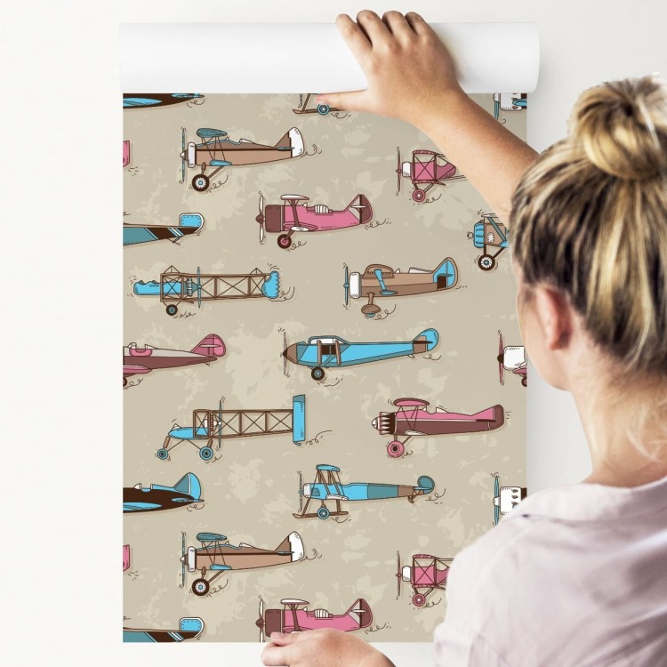 Tapeta Kolorowe Samoloty