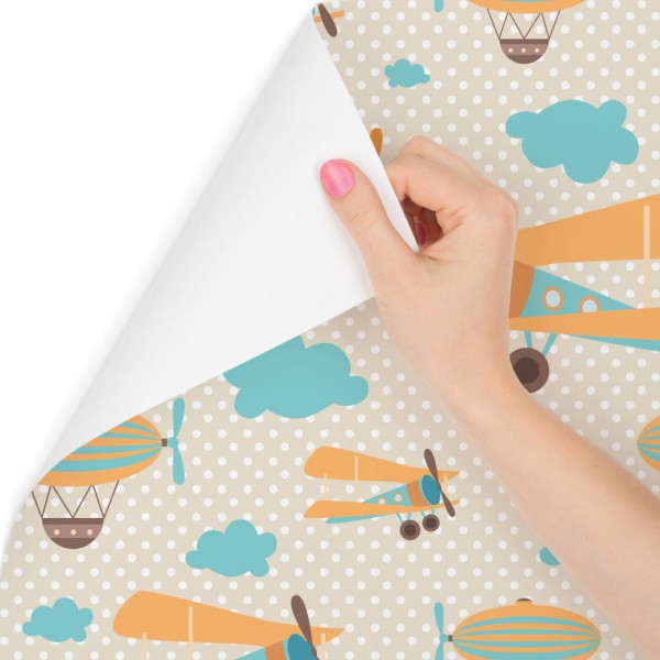 Tapeta Kolorowe Samoloty Chmury, Do Pokoju Dziecka