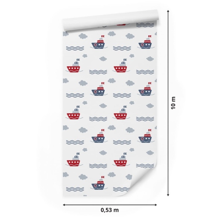 Tapeta Bajkowe Kolorowe Statki