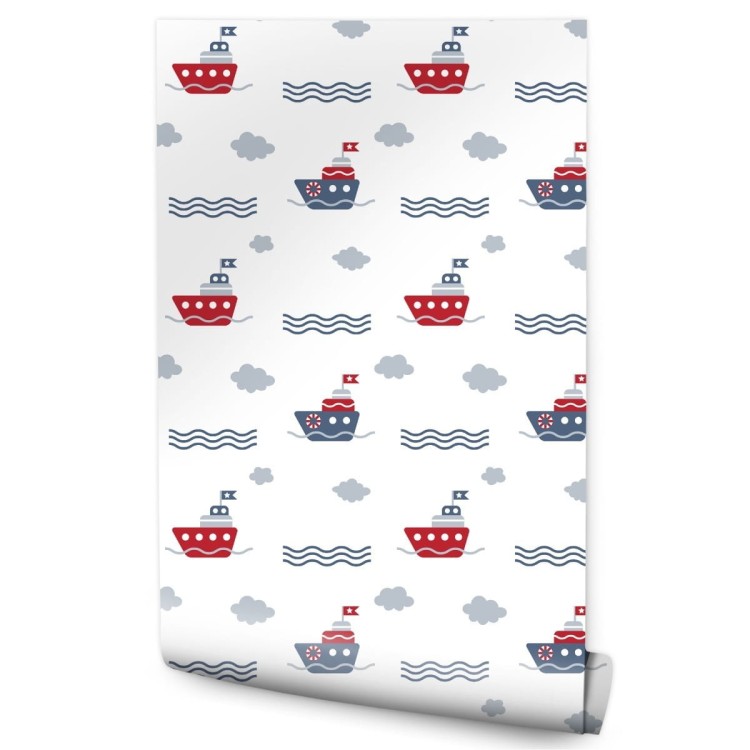 Tapeta Bajkowe Kolorowe Statki