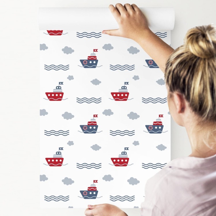 Tapeta Bajkowe Kolorowe Statki