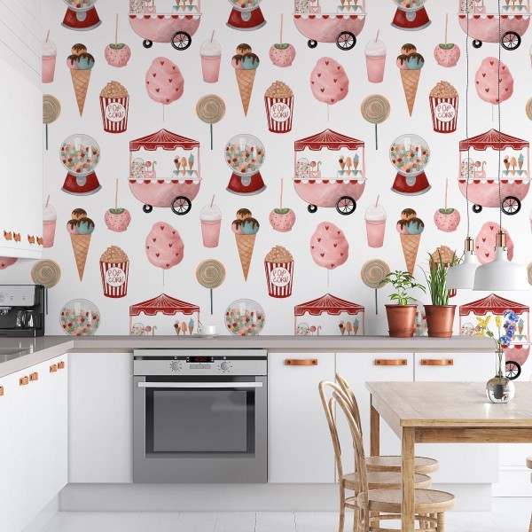 Tapeta Słodycze Z Parku Rozrywki