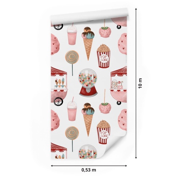 Tapeta Słodycze Z Parku Rozrywki