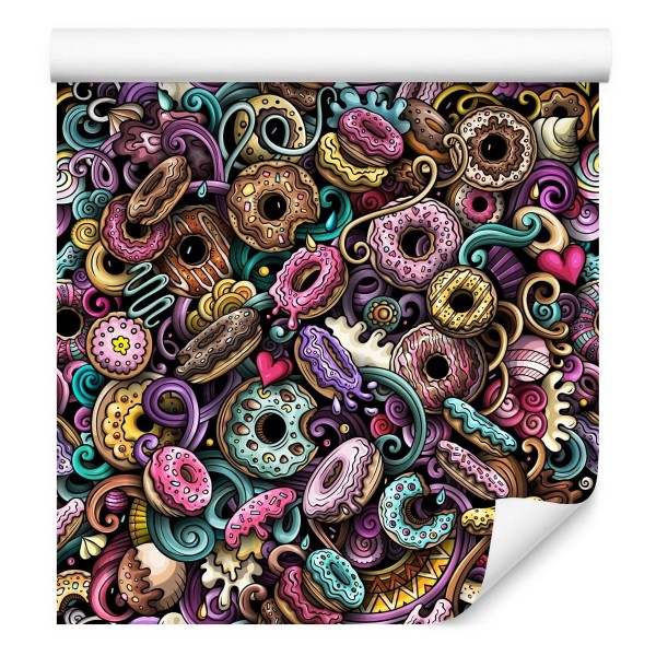 Tapeta Pączki W Stylu Graffiti