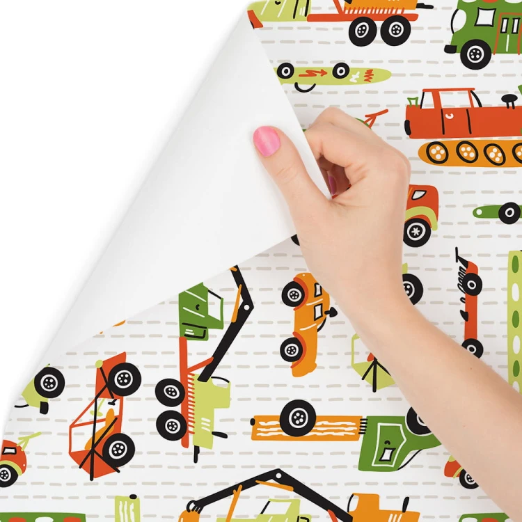 Tapeta Z Samochodami, Ciężarówki, Pokój Dziecięcy