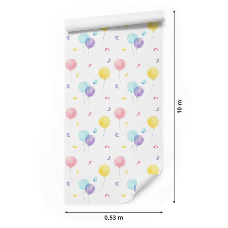 Tapeta Różnobarwne Balony