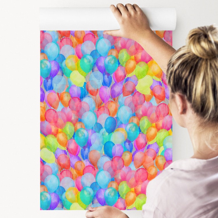 Tapeta Wielobarwne Balony