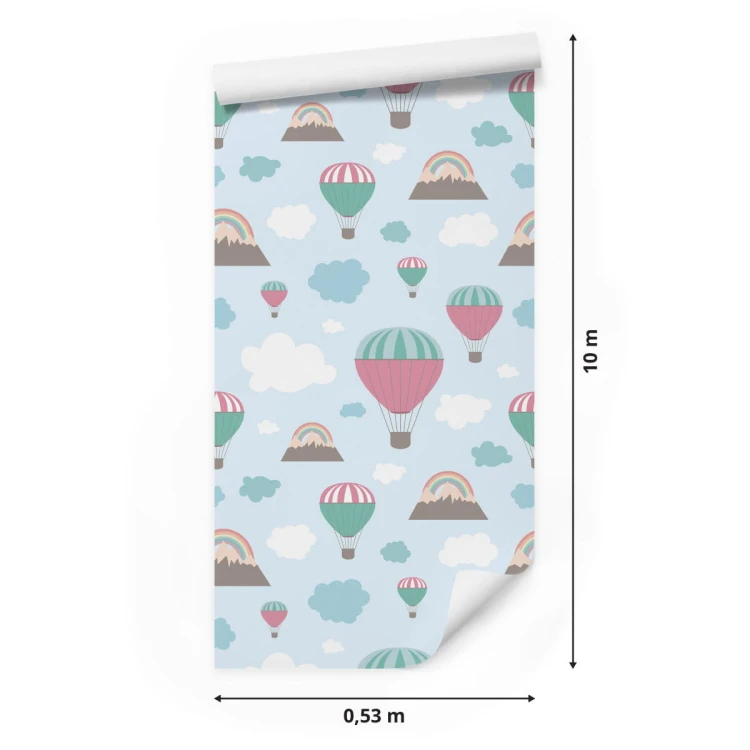 Tapeta Balony Nad Górami