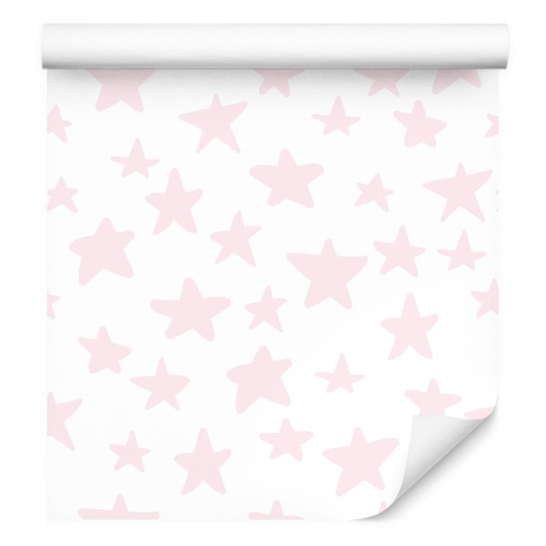 Tapeta Różowe Gwiazdki