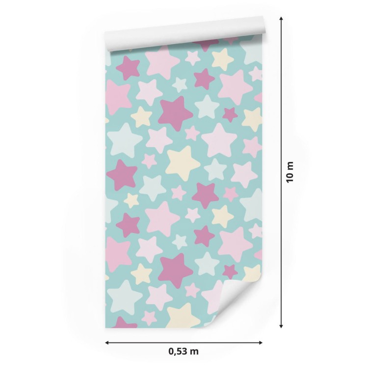 Tapeta Dla Dzieci – Piękne Kolorowe Gwiazdki