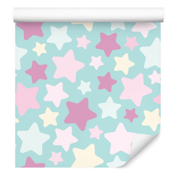 Tapeta Dla Dzieci – Piękne Kolorowe Gwiazdki