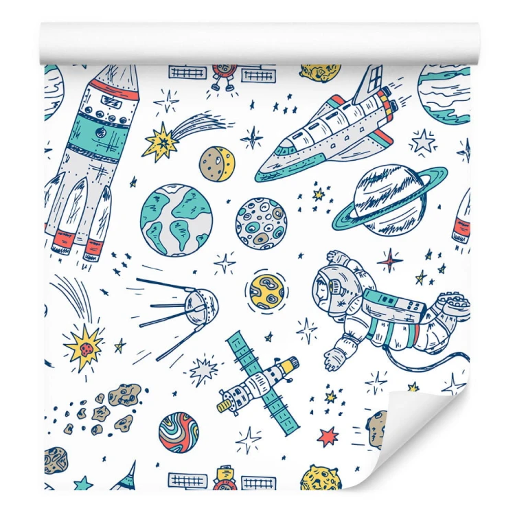 Tapeta Kosmos W Stylu Skandynawskim