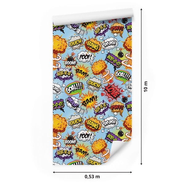 Tapeta Komiksowe Napisy