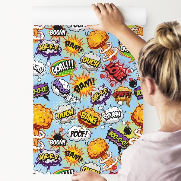 Tapeta Komiksowe Napisy