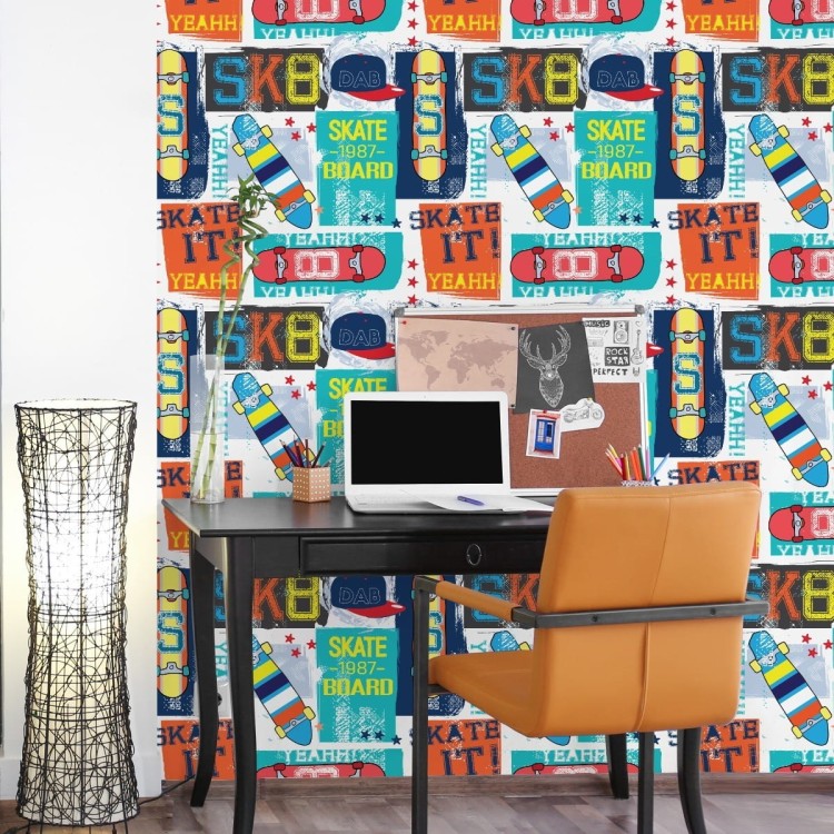 Tapeta Deskorolki I Napisy