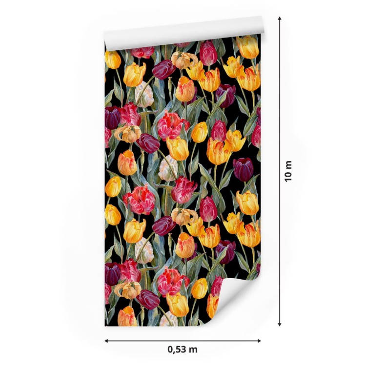 Tapeta Kolorowe Tulipany