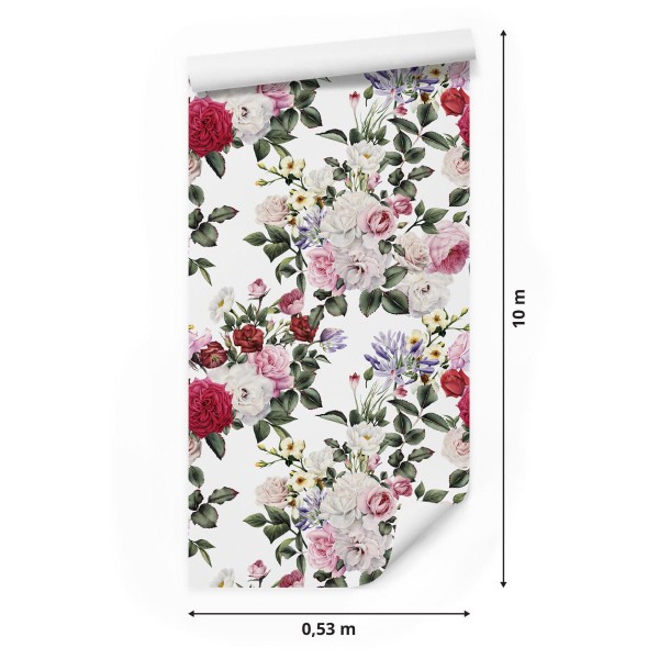 Tapeta Kwiatowa Kompozycja