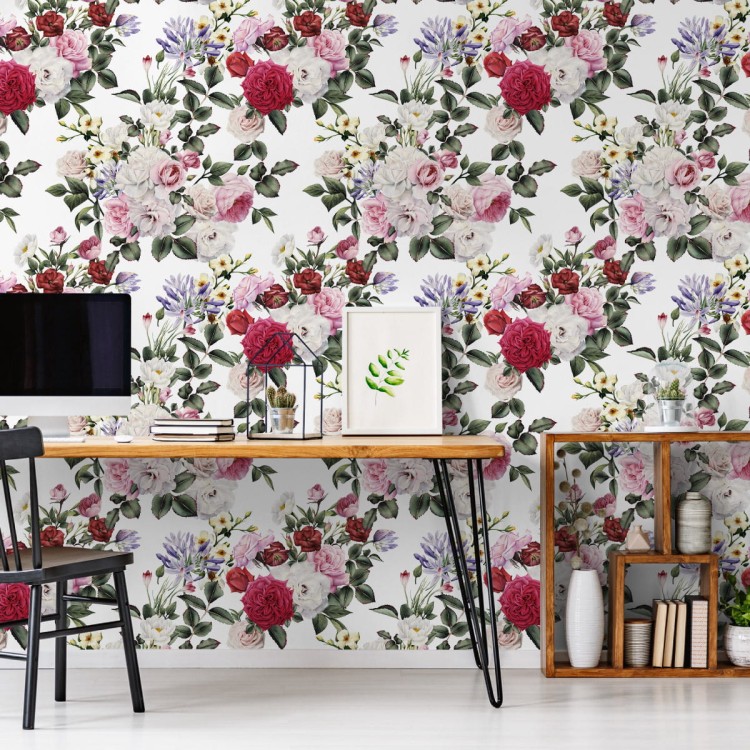 Tapeta Kwiatowa Kompozycja