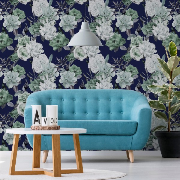 Tapeta Wzór Roślinny Róże