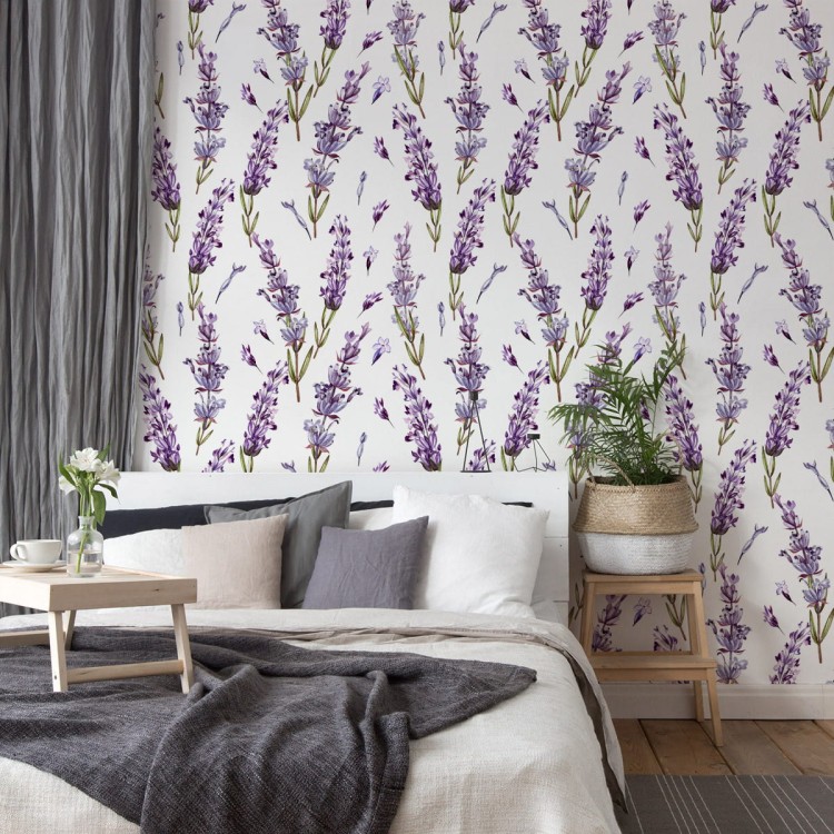 Tapeta Fioletowe Kwiaty